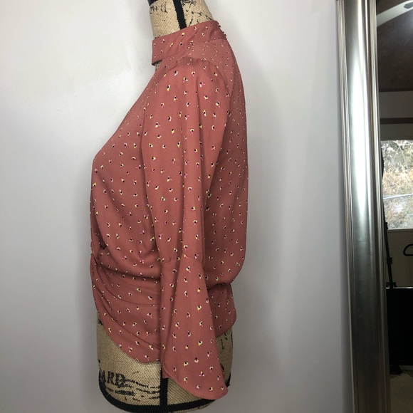 Pink Patterned Blouse - Picture 3 of 5